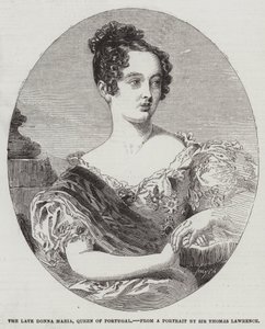 後期ドナ・マリア、ポルトガルの女王 作： Thomas Lawrence